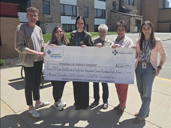 wingham hospital annual donation