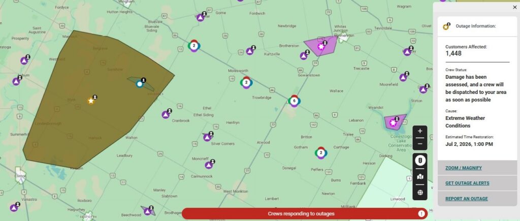 Hydro One Crews Continue to Respond to Power Outages