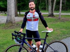 Brad Burton Cycling 512km Raising Funds for Wingham Hospital