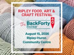 Ripley, Food, Art & Craft Festival Returns to Huron-Kinloss