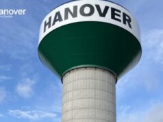 7th Avenue Water Tower Operational in Hanover