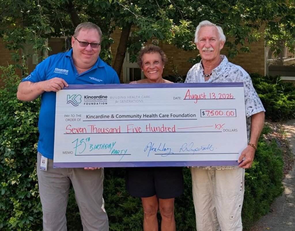Kincardine Hospital Campaign Goal Hits Final Stretch Kincardine Hospital Campaign Goal Hits Final Stretch