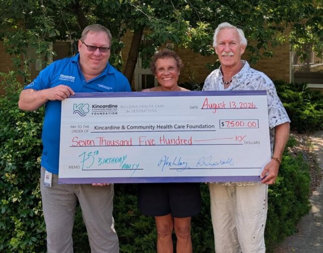 Kincardine Hospital 75 dono