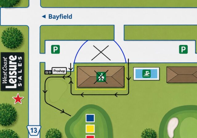 Bluewater Golf Course new parking