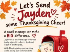 Community Welcomed to Send Out Cards to Injured Teen